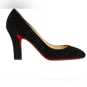 New Christian Louboutin Viva Pump 85 Nappa Shiny Black Sz 38